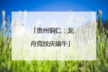 贵州铜仁：龙舟竞技庆端午
