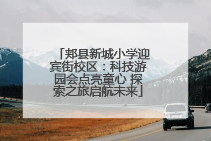 郏县新城小学迎宾街校区：科技游园会点亮童心 探索之旅启航未来