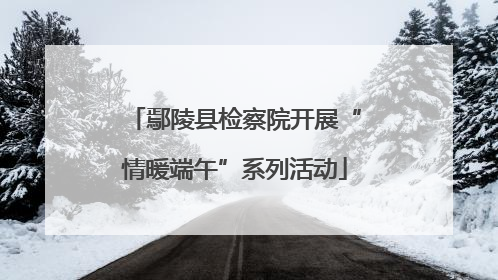 鄢陵县检察院开展“情暖端午”系列活动