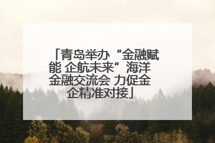 青岛举办“金融赋能 企航未来”海洋金融交流会 力促金企精准对接