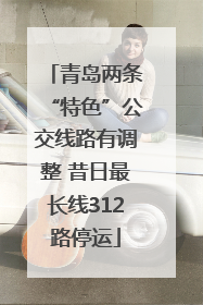 青岛两条“特色”公交线路有调整 昔日最长线312路停运