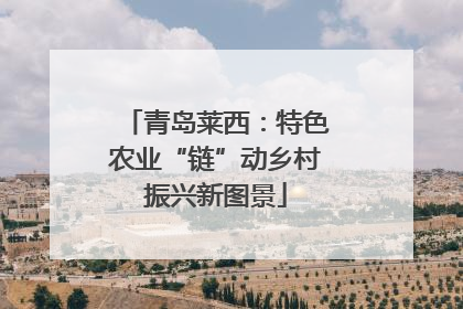 青岛莱西：特色农业“链”动乡村振兴新图景