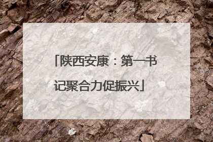 陕西安康：第一书记聚合力促振兴