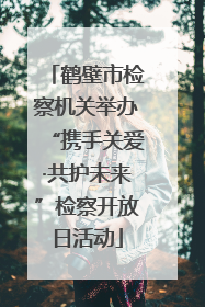 鹤壁市检察机关举办“携手关爱·共护未来”检察开放日活动
