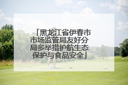 黑龙江省伊春市市场监管局友好分局多举措护航生态保护与食品安全