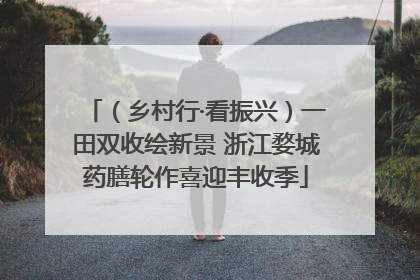 （乡村行·看振兴）一田双收绘新景 浙江婺城药膳轮作喜迎丰收季