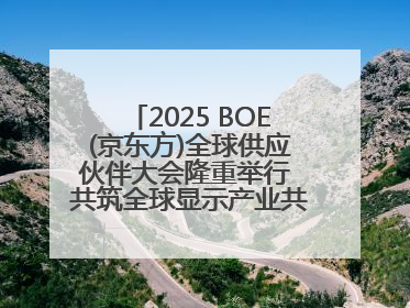 2025 BOE(京东方)全球供应伙伴大会隆重举行 共筑全球显示产业共生共赢新格局