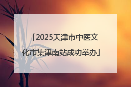 2025天津市中医文化市集津南站成功举办