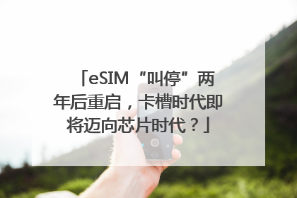 eSIM“叫停”两年后重启，卡槽时代即将迈向芯片时代？
